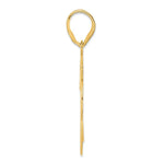 Load image into Gallery viewer, 14K Yellow Gold Polished Script Number 73 Pendant
