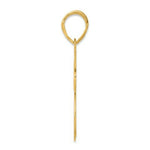 Load image into Gallery viewer, 14K Yellow Gold Polished Script Number 75 Pendant
