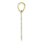 Load image into Gallery viewer, 14K Yellow Gold Polished Script Number 80 Pendant
