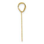 Load image into Gallery viewer, 14K Yellow Gold Polished Script Number 84 Pendant
