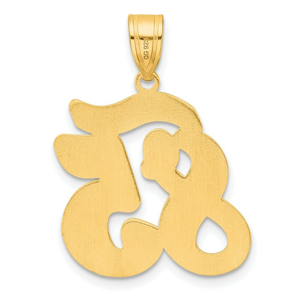 14K Yellow Gold Polished Script Number 85 Pendant