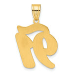 Load image into Gallery viewer, 14K Yellow Gold Polished Script Number 91 Pendant
