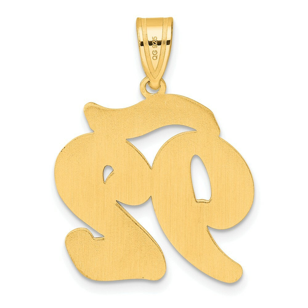 14K Yellow Gold Polished Script Number 92 Pendant