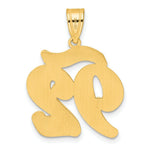 Load image into Gallery viewer, 14K Yellow Gold Polished Script Number 92 Pendant

