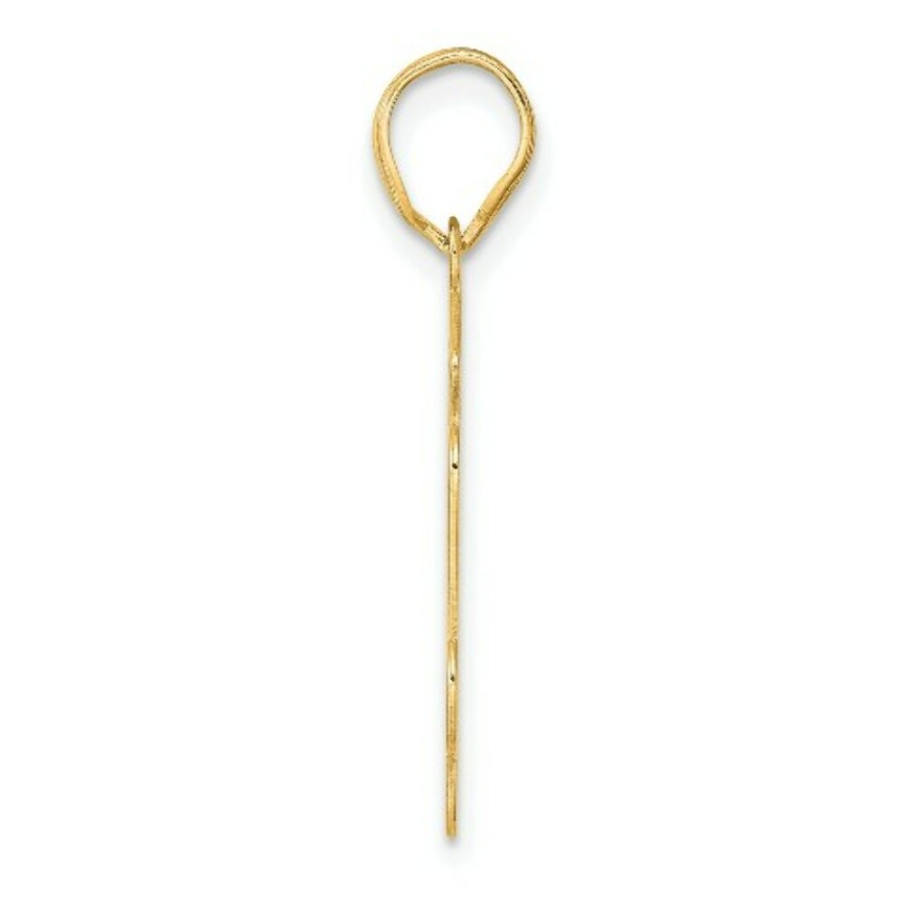 14K Yellow Gold Polished Script Number 94 Pendant