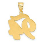 Load image into Gallery viewer, 14K Yellow Gold Polished Script Number 94 Pendant
