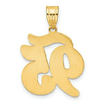Load image into Gallery viewer, 14K Yellow Gold Polished Script Number 95 Pendant
