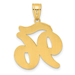 Load image into Gallery viewer, 14K Yellow Gold Polished Script Number 96 Pendant
