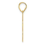 Load image into Gallery viewer, 14K Yellow Gold Polished Script Number 98 Pendant
