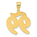 Load image into Gallery viewer, 14K Yellow Gold Polished Script Number 99 Pendant

