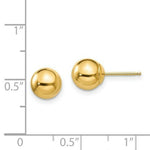Load image into Gallery viewer, 14K Yellow Gold Madi K Polished 7mm Ball Post Earrings
