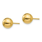 Load image into Gallery viewer, 14K Yellow Gold Madi K Polished 8mm Ball Post Earrings
