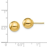 Load image into Gallery viewer, 14K Yellow Gold Madi K Polished 8mm Ball Post Earrings
