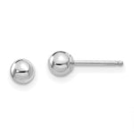 Load image into Gallery viewer, 14K White Gold Madi K Polished 4mm Ball Post Earrings

