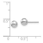 Load image into Gallery viewer, 14K White Gold Madi K Polished 5mm Ball Post Earrings
