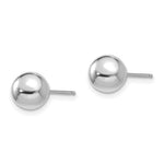 Load image into Gallery viewer, 14k Madi K White Gold Polished 7mm Ball Post Earrings
