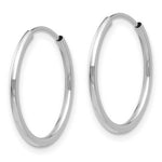 Load image into Gallery viewer, 14k White Gold Madi K 3-Pair Set - Endless Hoop Earrings
