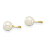 Load image into Gallery viewer, 14K Yellow Gold Madi K 4mm FW Cultured Pearl Earrings
