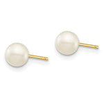 Load image into Gallery viewer, 14K Yellow Gold Madi K 5mm FW Cultured Pearl Earrings
