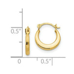 Load image into Gallery viewer, 14K Yellow Gold Madi K Small 7mm Hoop Earrings
