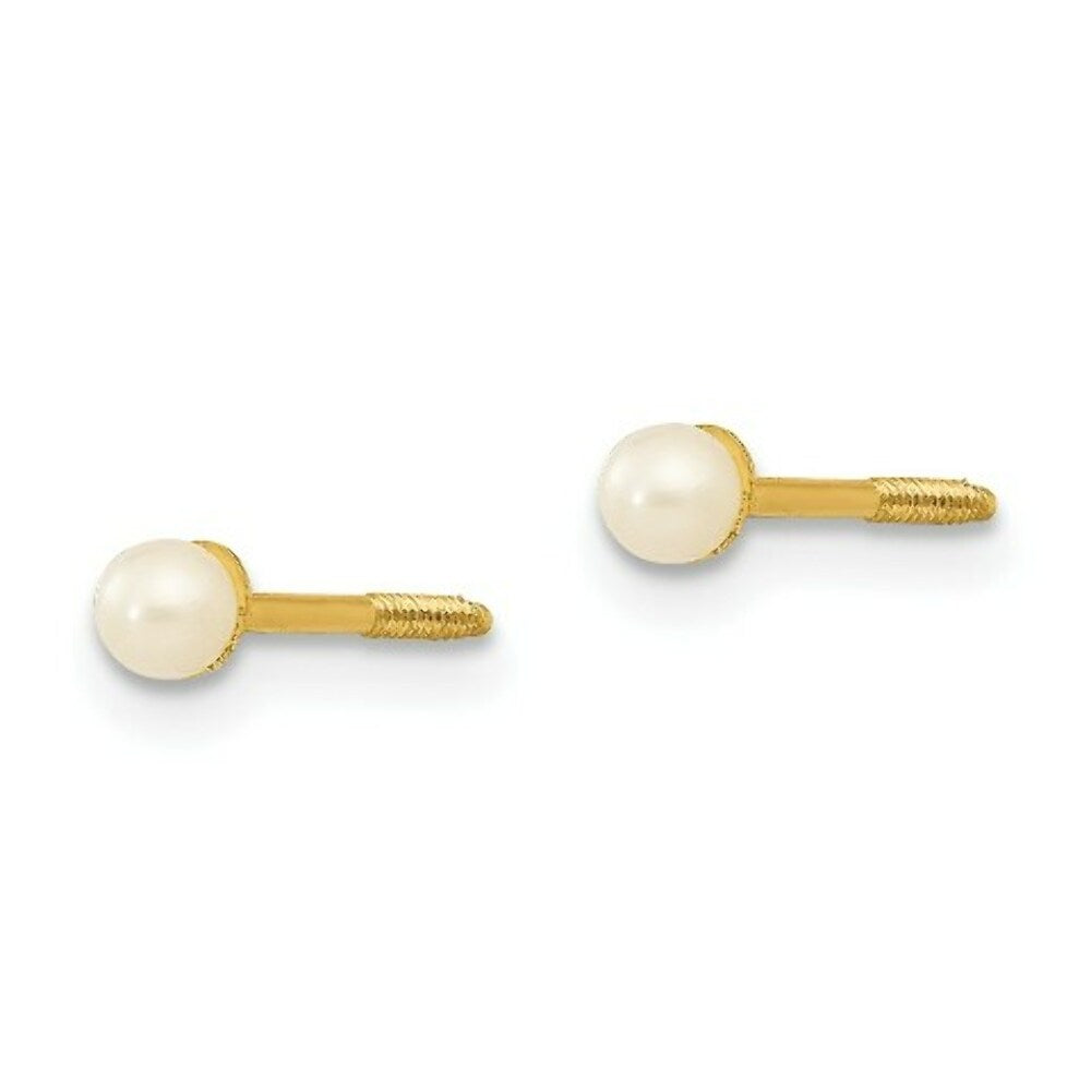 14K Yellow Gold Madi K 2-3mm FW Cultured Pearl Earrings