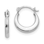 Load image into Gallery viewer, 14K White Gold Madi K 7mm Hoop Earrings
