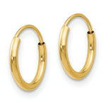 Load image into Gallery viewer, 14K Yellow Gold Madi K Endless 8mm Hoop Earrings
