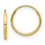 Load image into Gallery viewer, 14K Yellow Gold Madi K Endless 12mm Hoop Earrings
