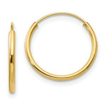 Load image into Gallery viewer, 14K Yellow Gold Madi K Collection Endless Hoop Earrings
