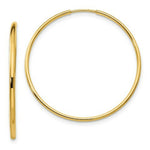 Load image into Gallery viewer, 14K Yellow Gold Madi K Collection Endless Hoop Earrings
