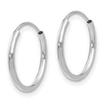 Load image into Gallery viewer, 14k Madi K White Gold Endless Hoop Earrings
