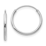 Load image into Gallery viewer, 14K Madi K White Gold Endless Hoop Earrings
