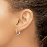 Load image into Gallery viewer, 14K Madi K White Gold Endless Hoop Earrings
