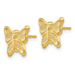 Load image into Gallery viewer, 14K Yellow Gold Madi K Butterfly Post Earrings
