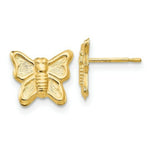 Load image into Gallery viewer, 14K Yellow Gold Madi K Butterfly Post Earrings
