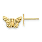 Load image into Gallery viewer, 14K Yellow Gold Madi K Butterfly Post Earrings
