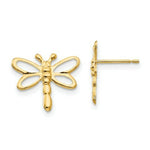 Load image into Gallery viewer, 14K Yellow Gold Madi K Dragonfly Post Earrings
