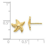 Load image into Gallery viewer, 14K Yellow Gold Madi K Starfish Post Earrings
