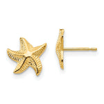 Load image into Gallery viewer, 14K Yellow Gold Madi K Starfish Post Earrings

