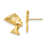 Load image into Gallery viewer, 14K Yellow Gold Madi K Nefertiti Post Earrings
