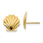Load image into Gallery viewer, 14K Yellow Gold Madi K Shell Post Earrings

