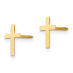 Load image into Gallery viewer, 14K Yellow Gold Madi K Cross Post Earrings

