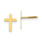 Load image into Gallery viewer, 14K Yellow Gold Madi K Cross Post Earrings

