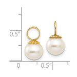 Load image into Gallery viewer, 14K Yellow Gold Madi K Freshwater Cultured Pearl Hoop Enhancers
