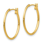Load image into Gallery viewer, 14K Yellow Gold Madi K 1mm Hoop Earrings
