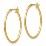 Load image into Gallery viewer, 14K Yellow Gold Madi K 26mm Hoop Earrings
