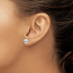 Load image into Gallery viewer, 14k White Gold Madi K Polished 8mm Ball Post Earrings
