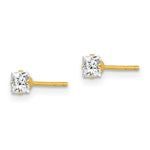 Load image into Gallery viewer, 14K Yellow Gold Madi K CZ Post Earrings
