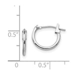 Load image into Gallery viewer, 14k White Gold Madi K 1.25mm Hoop Earrings
