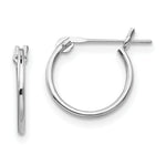 Load image into Gallery viewer, 14K White Gold Madi K 9mm Hoop Earrings
